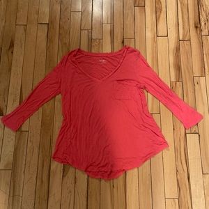 Pink Long Sleeve Tee